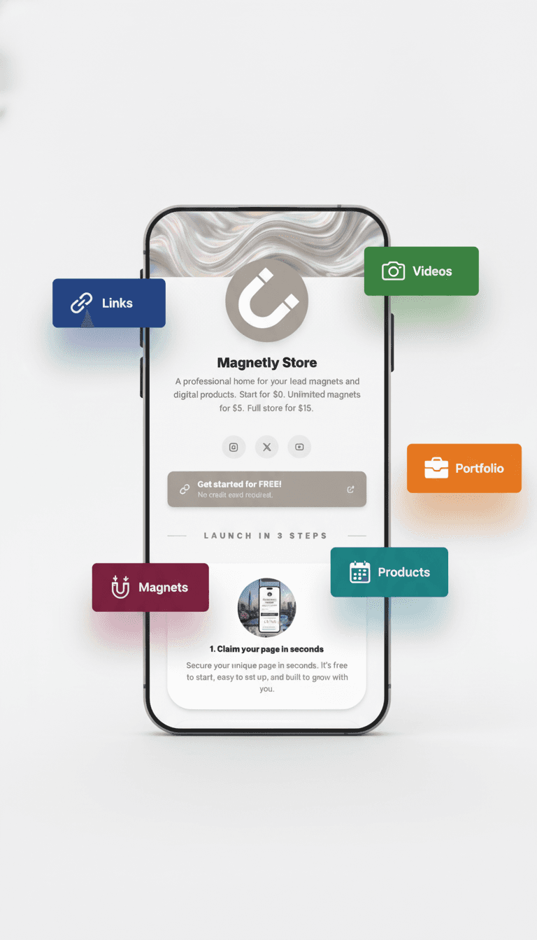 Why Every Creator Needs a Landing Page (And How to Build One in 60 Seconds)